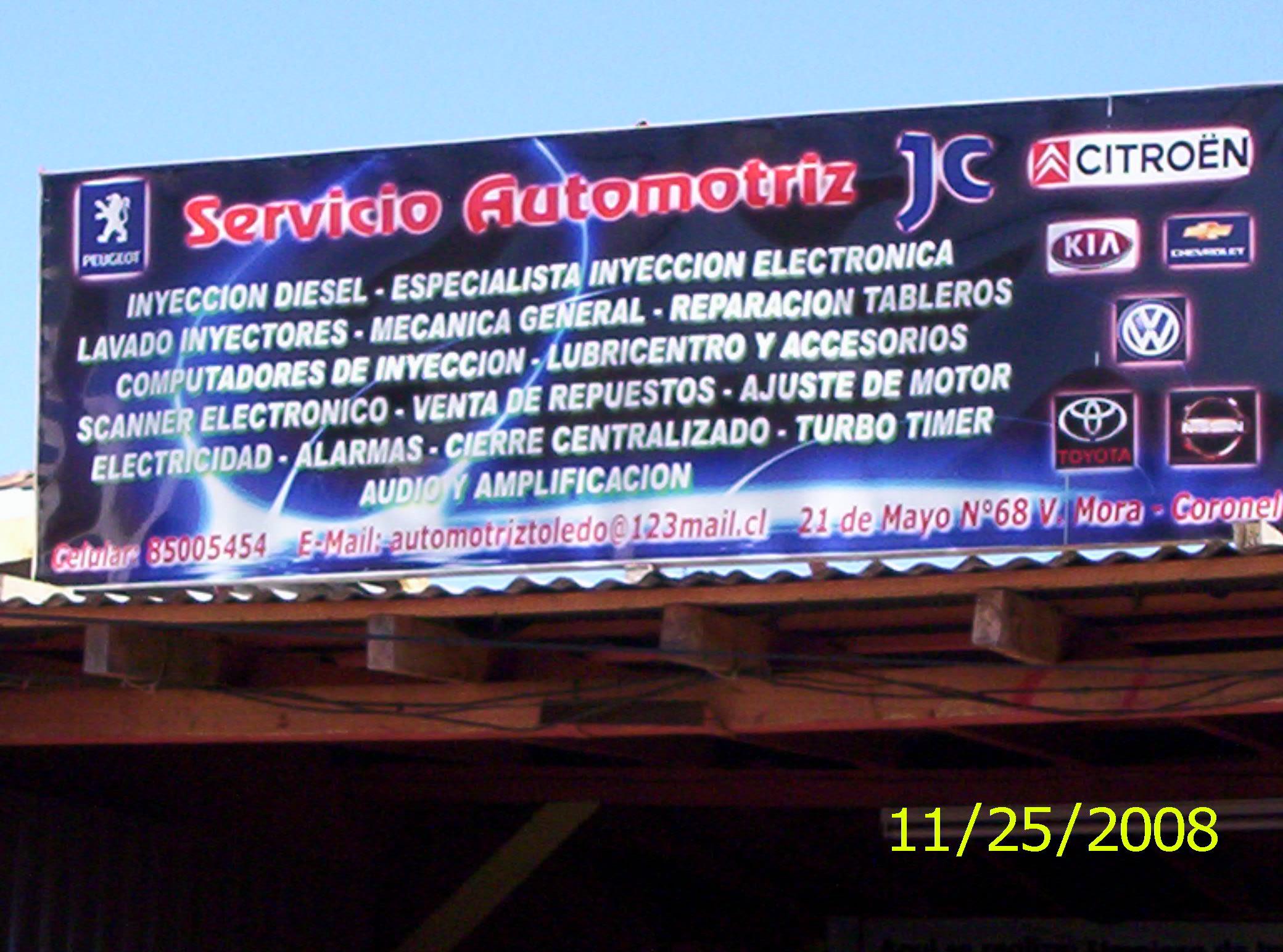 Antiguo letrero de JC Toledo
