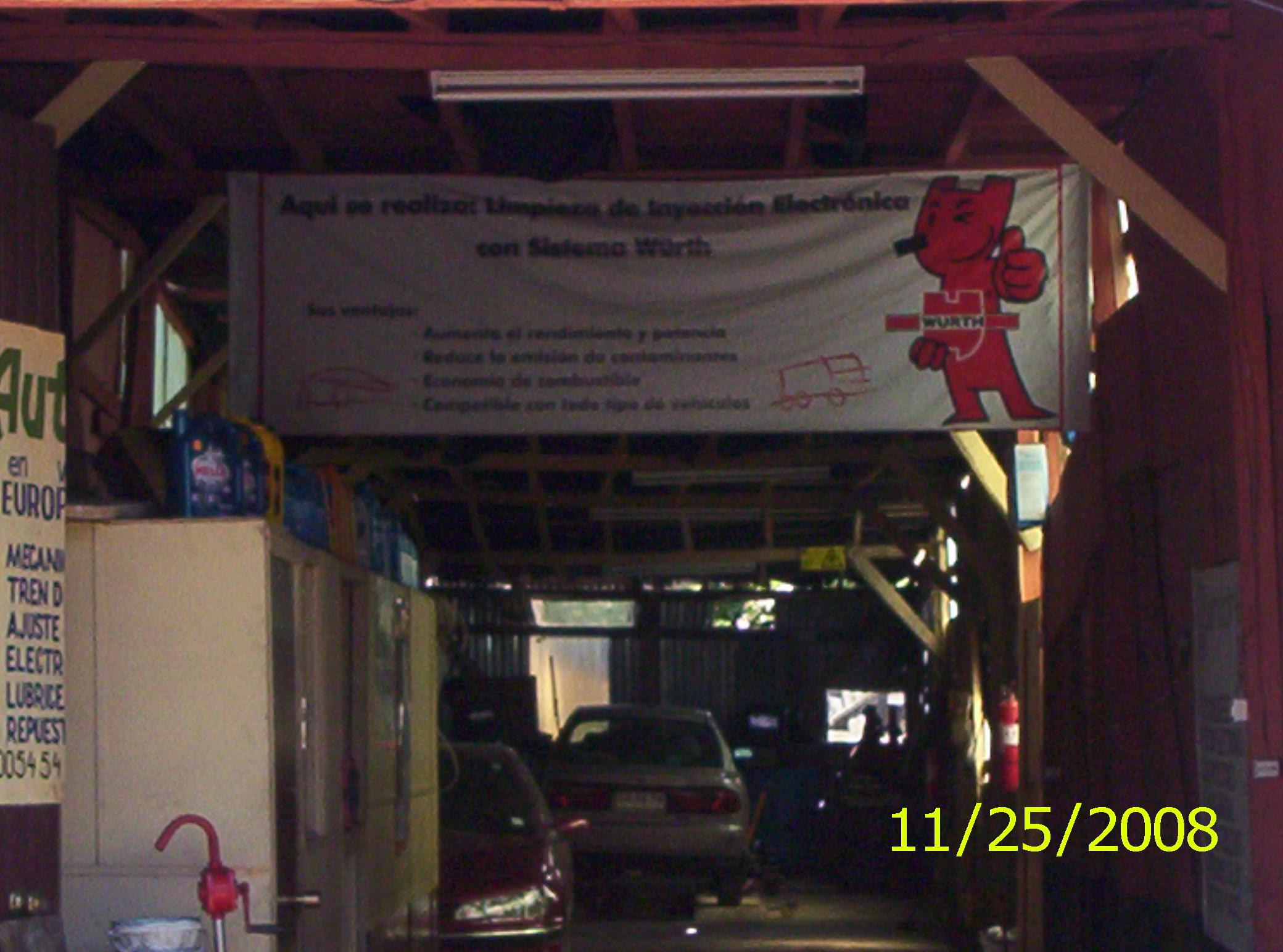 Inicios del taller mecánico en 2008
